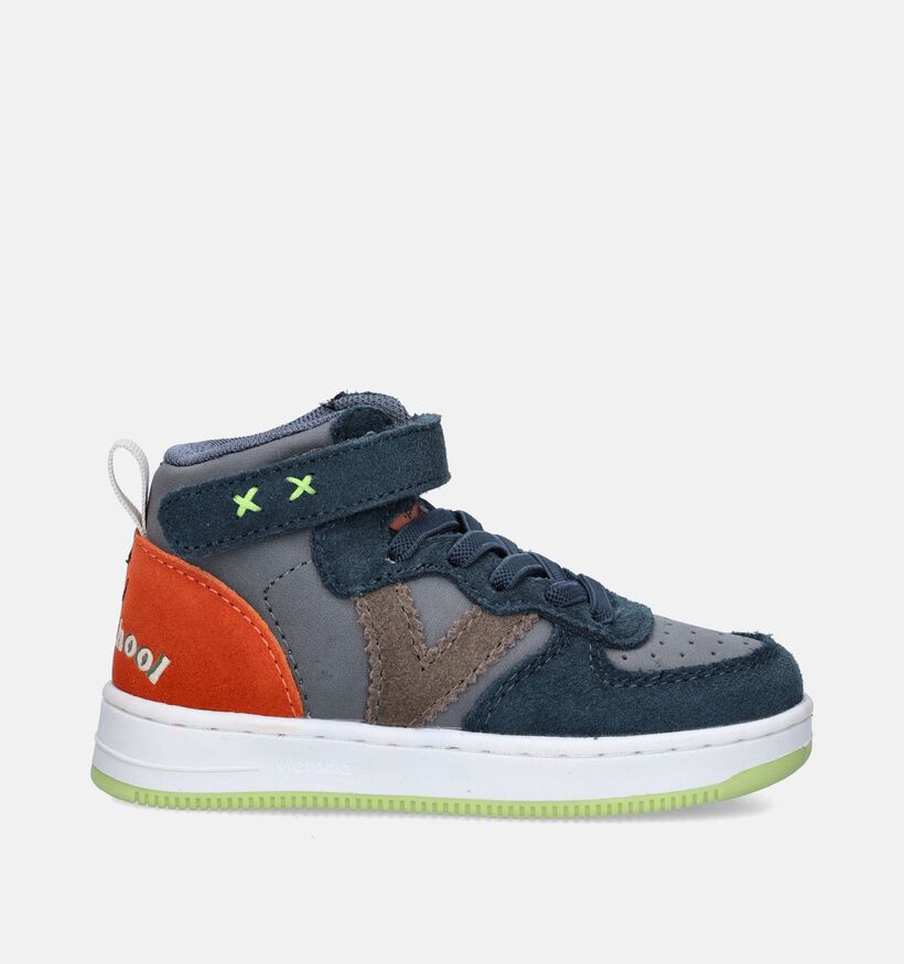 Victoria Blauwe Hoge schoenen voor jongens (347122)