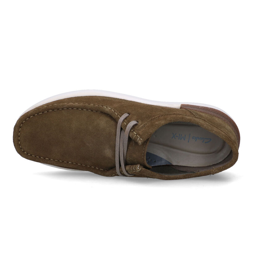 Clarks Courtlite Wally Kaki Bootschoenen voor heren (321969) - geschikt voor steunzolen