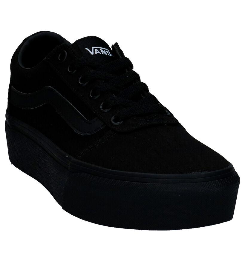 Vans Ward Platform Baskets en Beige pour femmes (321163)
