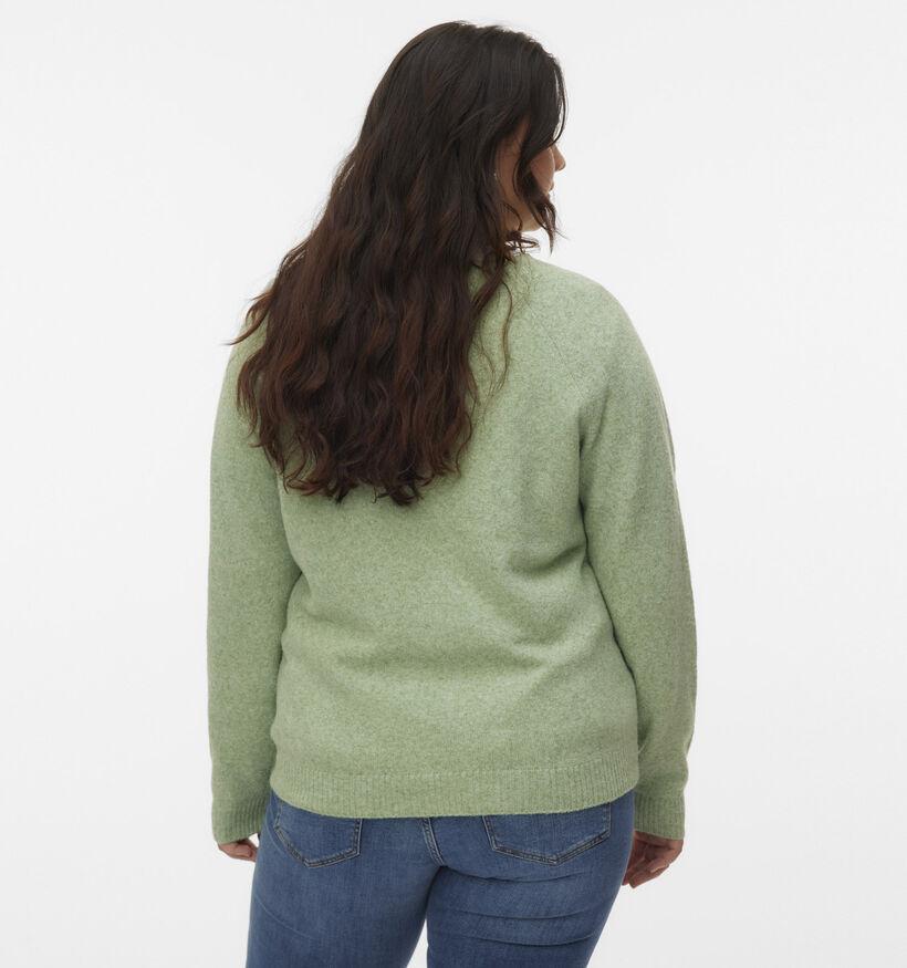 Vero Moda Curve Doffy Groene Trui voor dames (367798)