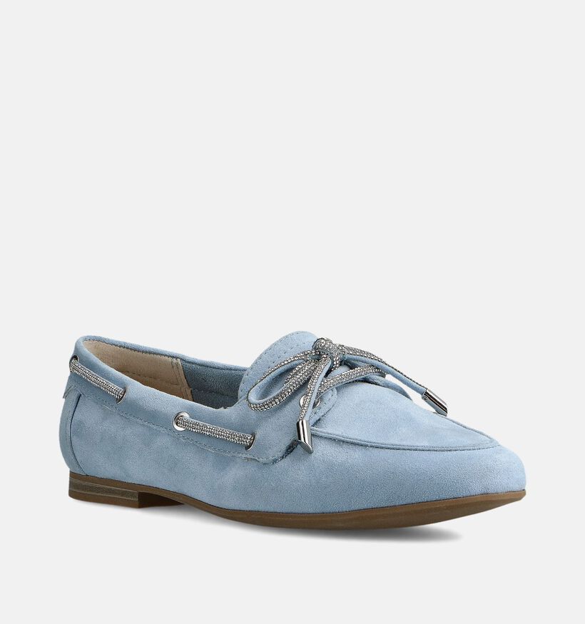 Marco Tozzi Lichtblauwe Bootschoenen voor dames (367867)