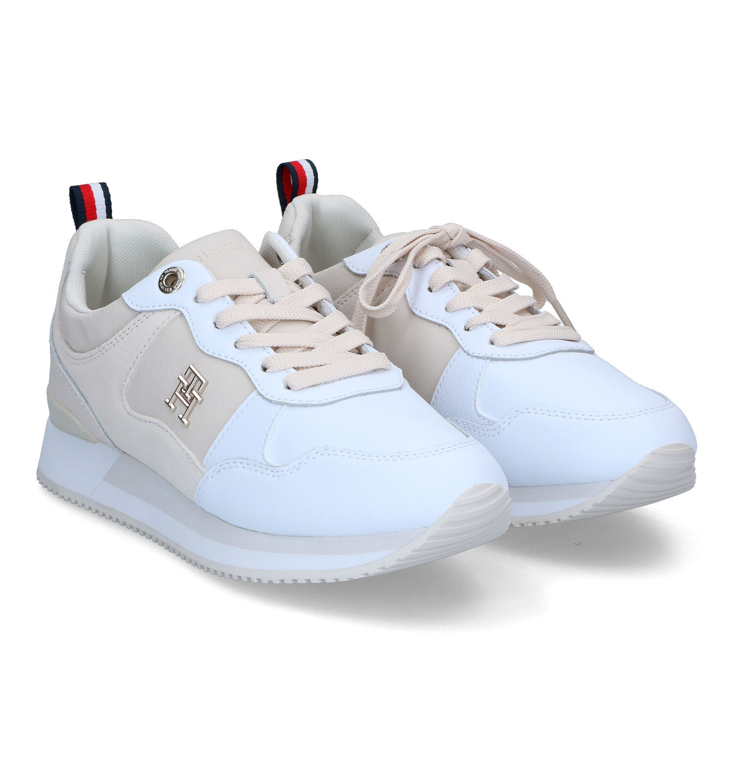 Tommy hilfiger top sneakers wit dames