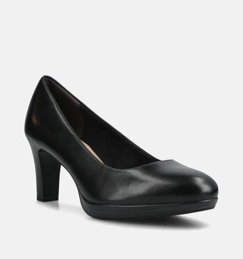 Tamaris Pumps Zwart/Wit/Cognac