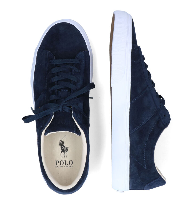 Polo Ralph Lauren Sayer Blauwe Veterschoenen voor heren (313106) - geschikt voor steunzolen