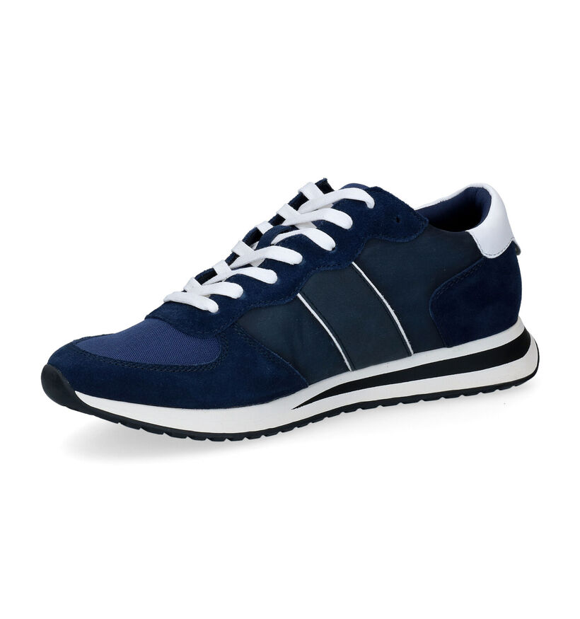 La Strada Blauwe Sneakers in stof (300763)