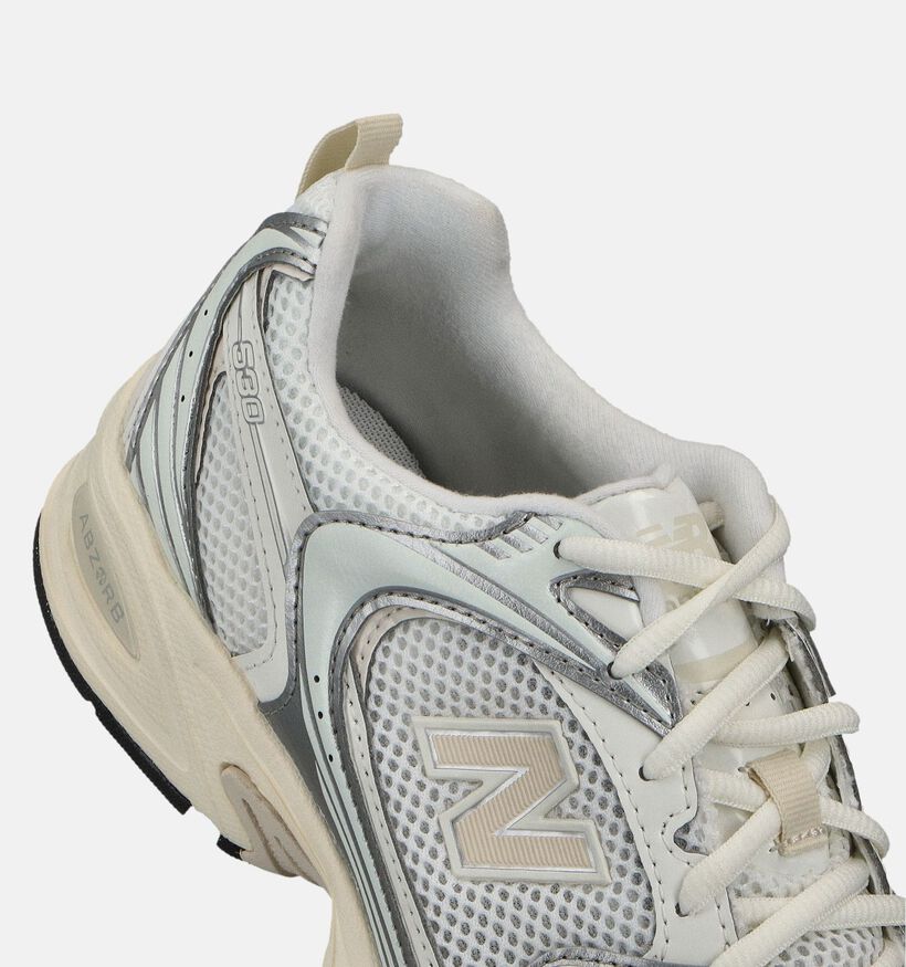 New Balance U 530 Baskets sportives en Blanc pour femmes (358221) - pour semelles orthopédiques