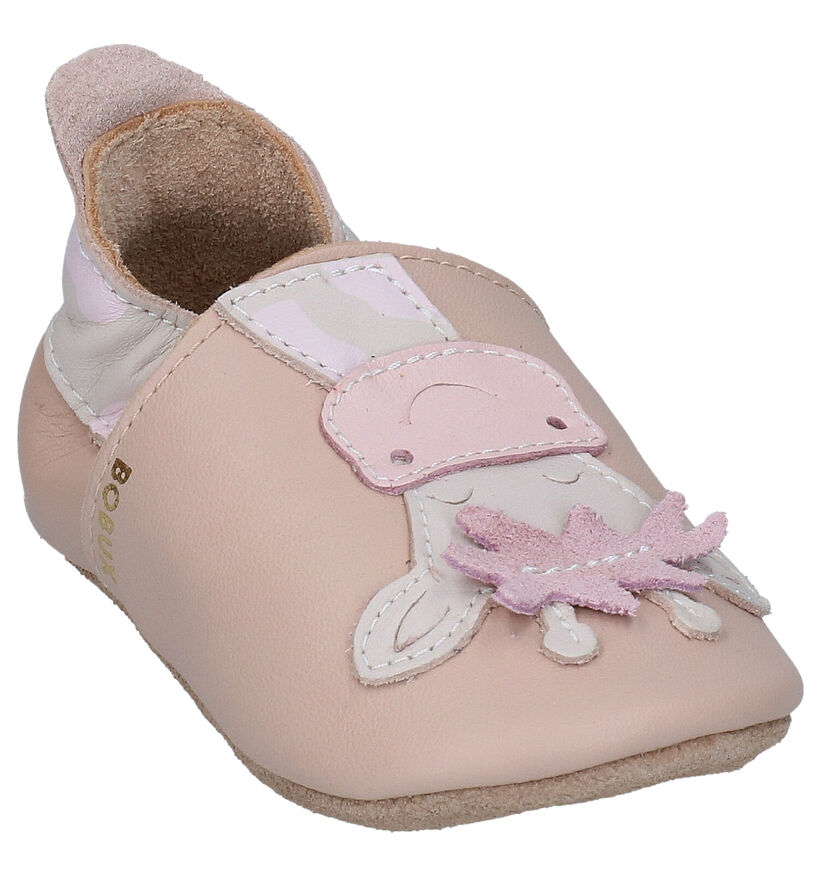 Bobux Giraffe Chaussons pour bébé en Rose pour filles (294780)