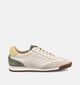 Gabor Ecru Geklede Sneakers voor dames (371149) - geschikt voor steunzolen