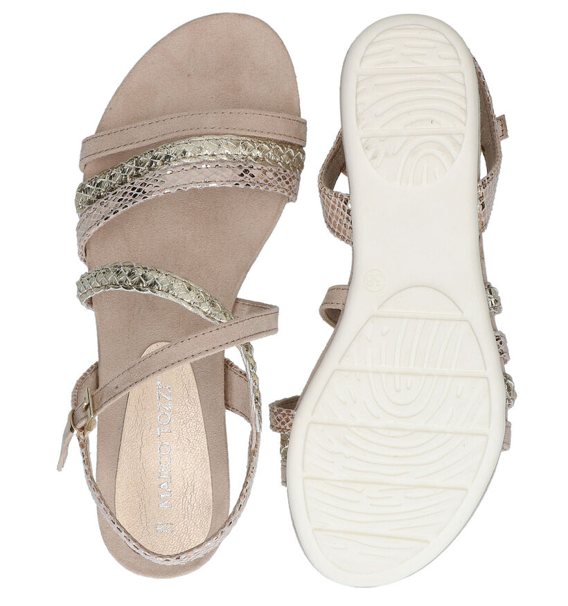 Marco Tozzi Beige Sandalen in kunstleer (289618)