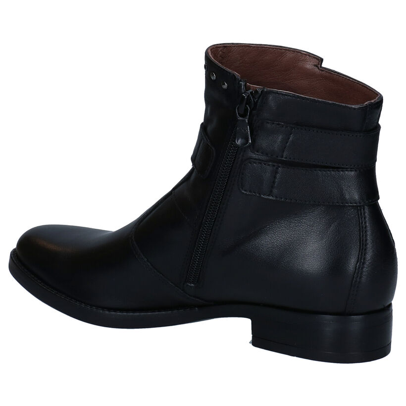 NeroGiardini Bottines plates en Noir en cuir (278990)
