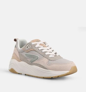 Hub Sneakers Beige/Blauw/Groen