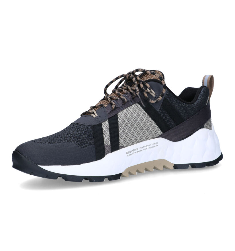 Timberland Solar Wave Zwarte Veterschoenen in stof (320287)