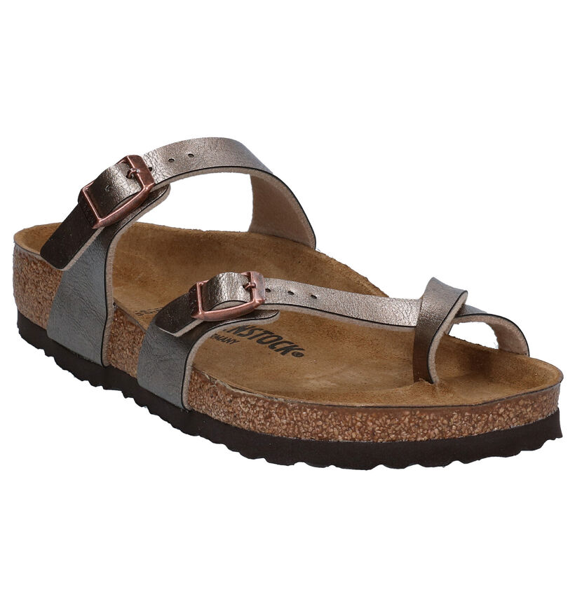 Birkenstock Mayari Zwarte Teenslippers voor dames (338056)