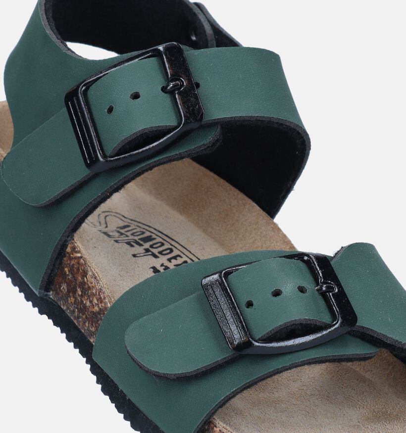 Biomodex Donkergroene Sandalen voor jongens, meisjes (356228)