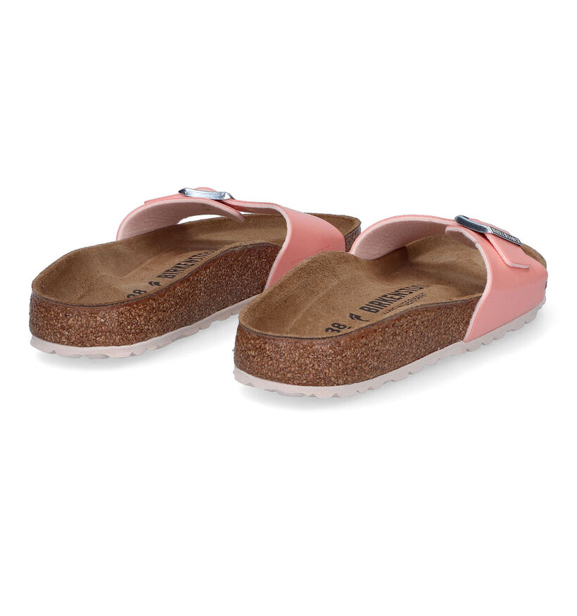 Birkenstock Madrid Zwarte Slippers in kunstleer (302977)