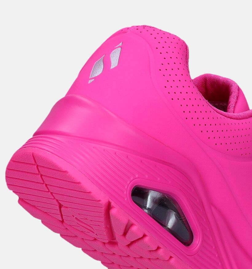 Skechers Uno Baskets en Fuchsia pour filles (335757)