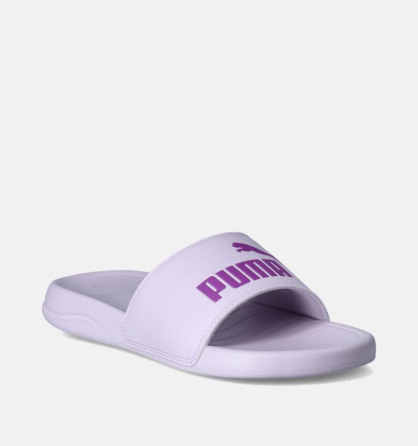 Puma Popcat 20 Claquettes de picine en Lilas pour femmes (350409)