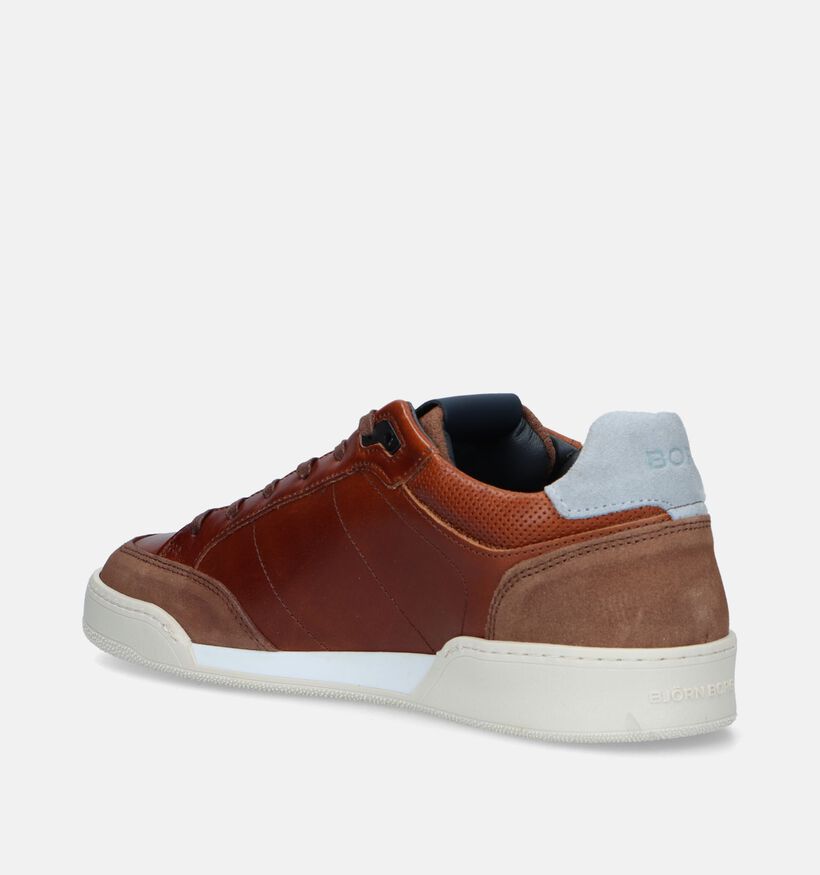 Björn Borg Chaussures à lacets en Cognac pour hommes (336914) - pour semelles orthopédiques