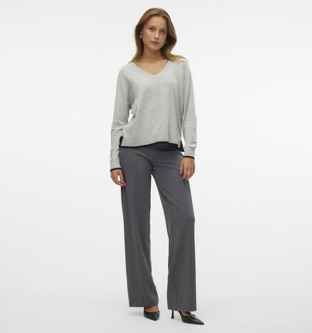 Vero Moda Pantalons Noir/Gris