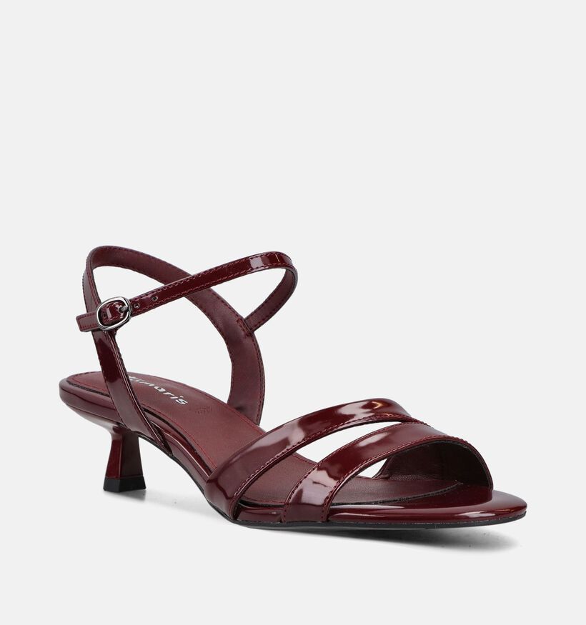 Tamaris Sandales &agrave; talons en Bordeaux pour femmes (371742)
