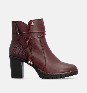 Rieker Bottines Noir/Bordeaux