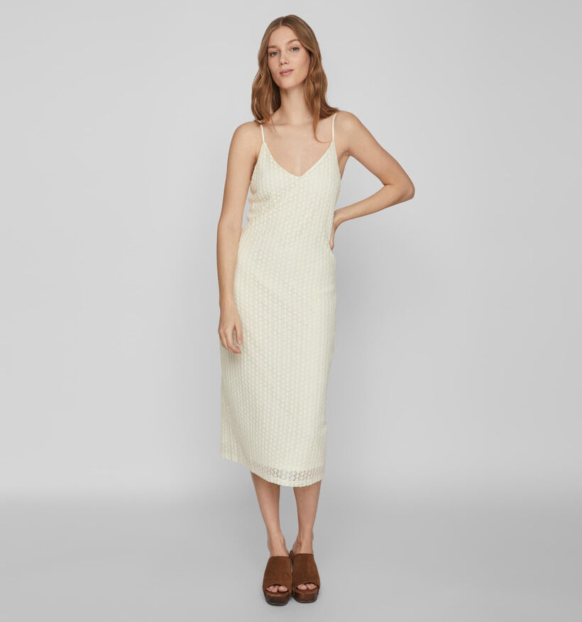 Vila Julisa Ecru Jurk voor dames (328696)