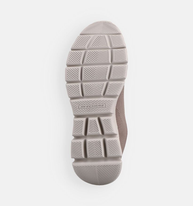 Skechers Bobs Taupe Sneakers voor dames (367456) - geschikt voor steunzolen