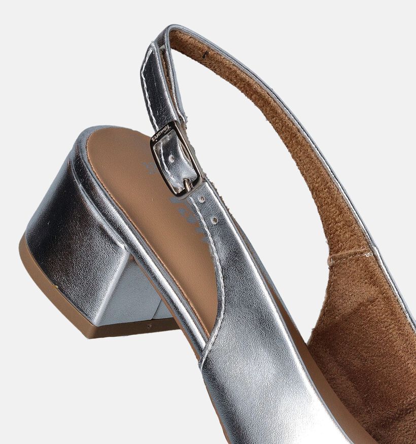 Tamaris Zilveren Slingback pumps voor dames (351610)