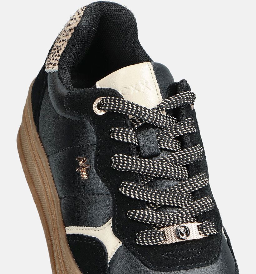 Mexx Sylvia Ray Baskets habillées en Noir pour femmes (360058) - pour semelles orthopédiques