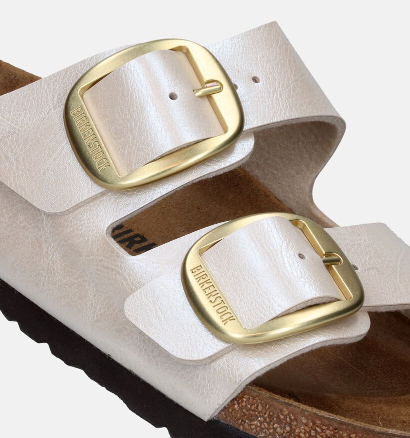 Birkenstock Arizona Big Buckle Birko Flor Parelmoer Slippers voor dames (337971)