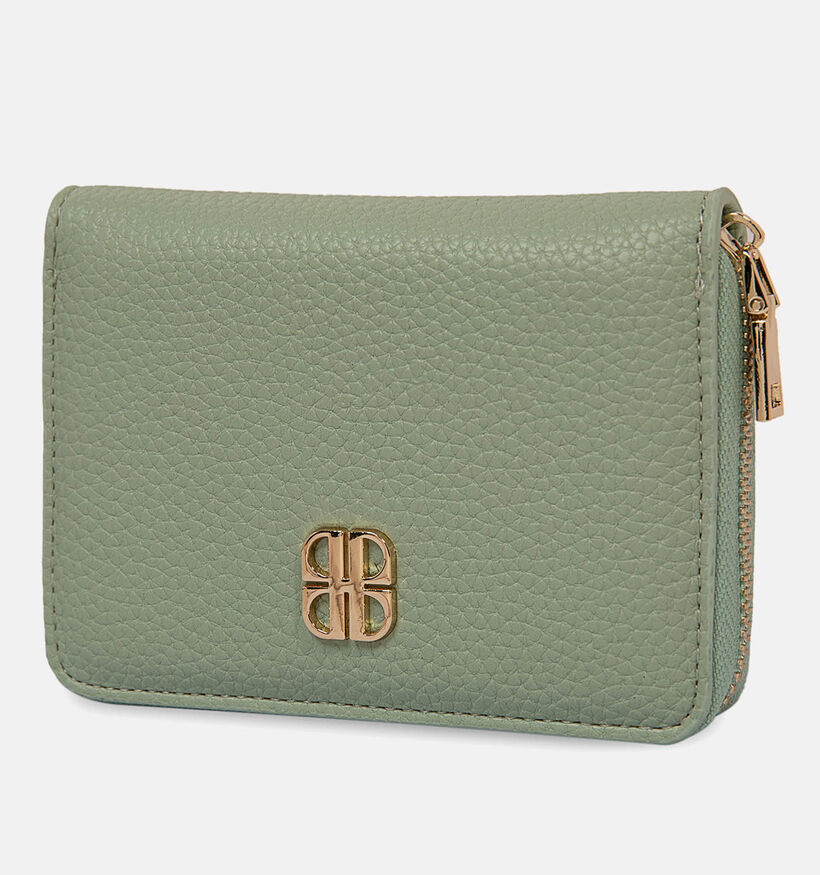 Laurent David Estee Porte-monnaie zippé en Vert pour femmes (357982)