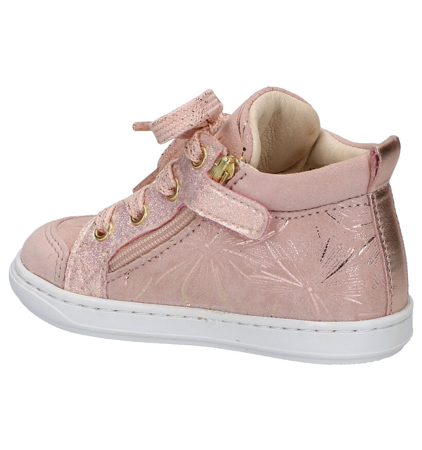 Shoo Pom Bouba Bi Zip Roze Bottines in leer (304743)