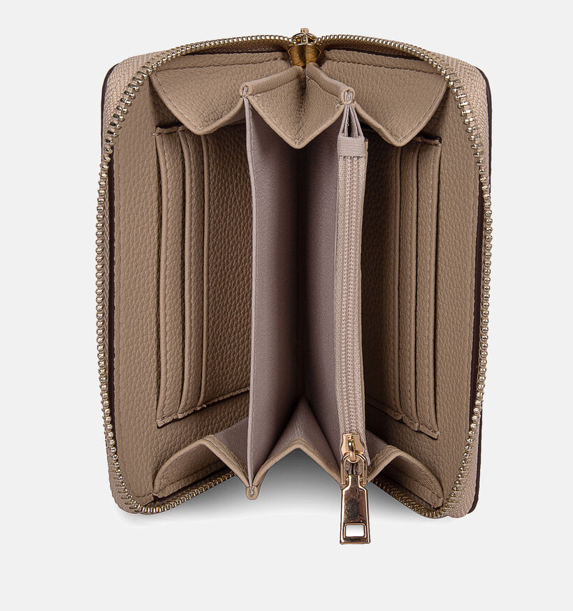 Laurent David Beige Ritsportemonnee voor dames (374038)