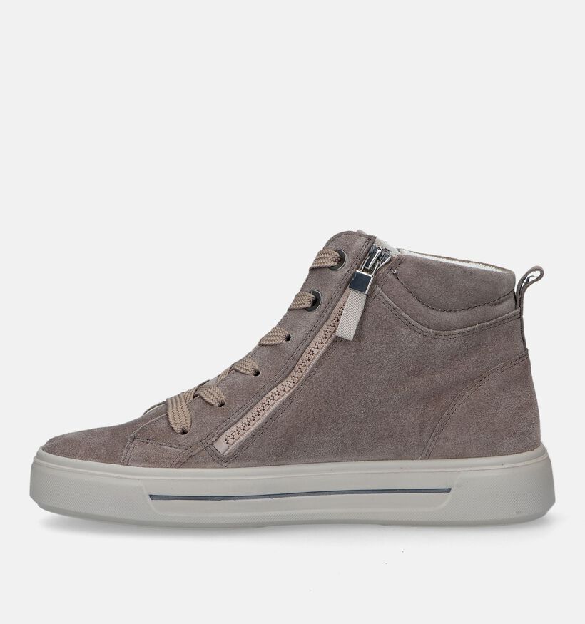 Ara Courtyard 2.0 Baskets en Taupe pour femmes (328809) - pour semelles orthopédiques