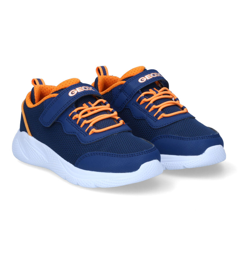 Geox Sprintye Groene Sneakers in kunstleer (311046)