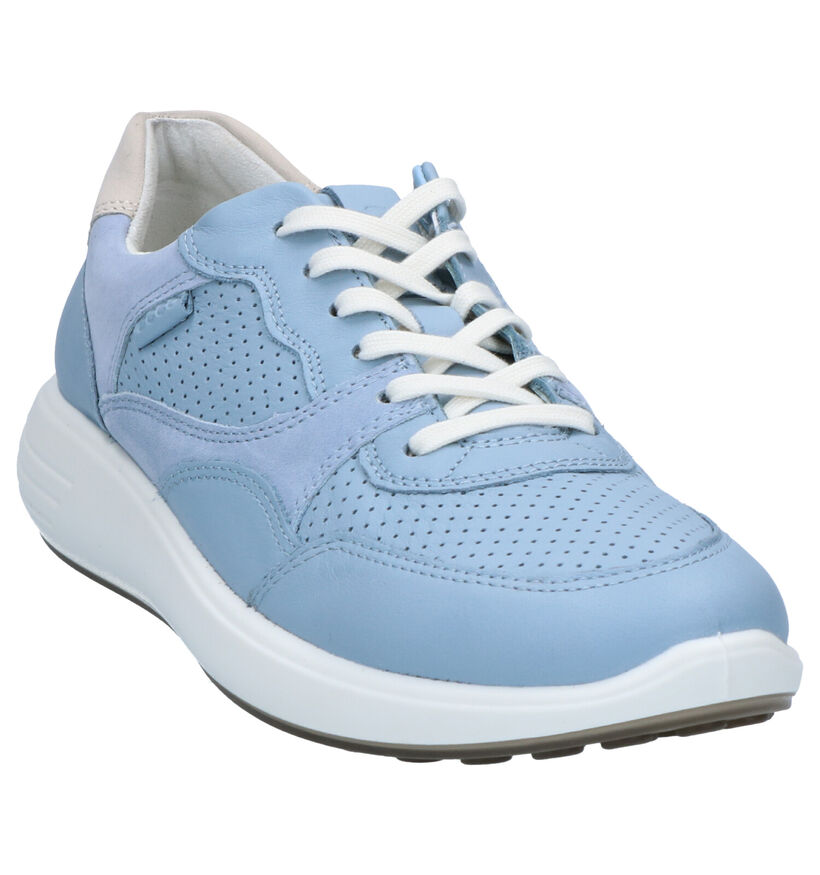 Ecco Soft 7 Witte Sneakers in leer (270010)