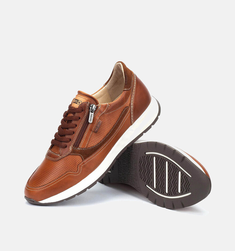 Pikolinos Getafe Chaussures à lacets en Cognac pour hommes (355444) - pour semelles orthopédiques