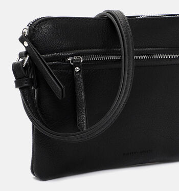 Emily & Noah Crossbody tassen Zwart/Cognac/Blauw/Zilver