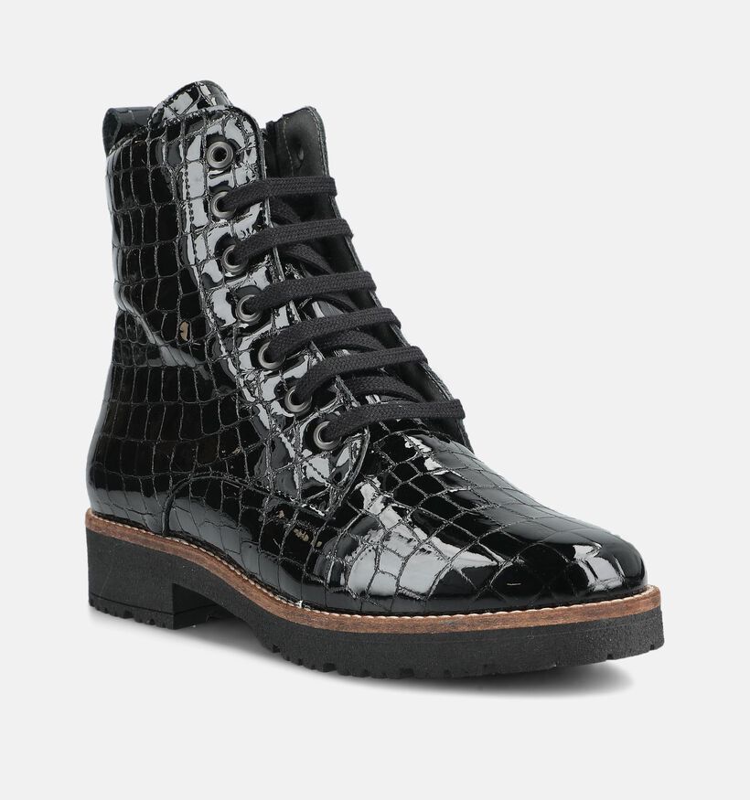 Pitillos Zwarte Boots met Veter voor dames (379727) - geschikt voor steunzolen