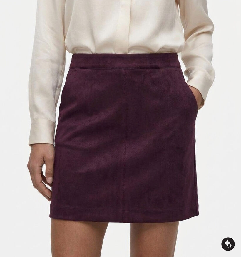 Vero Moda Donnadina Bordeaux Korte Rok voor dames (377598)