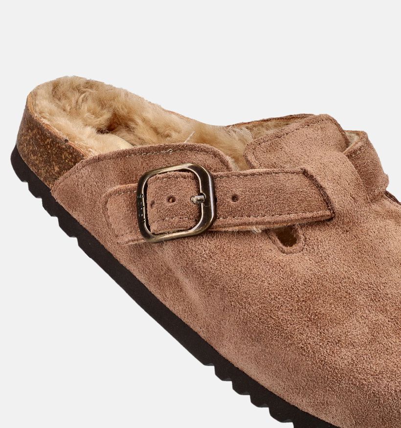 Scholl Fae New Bruine Slippers voor dames (381000)