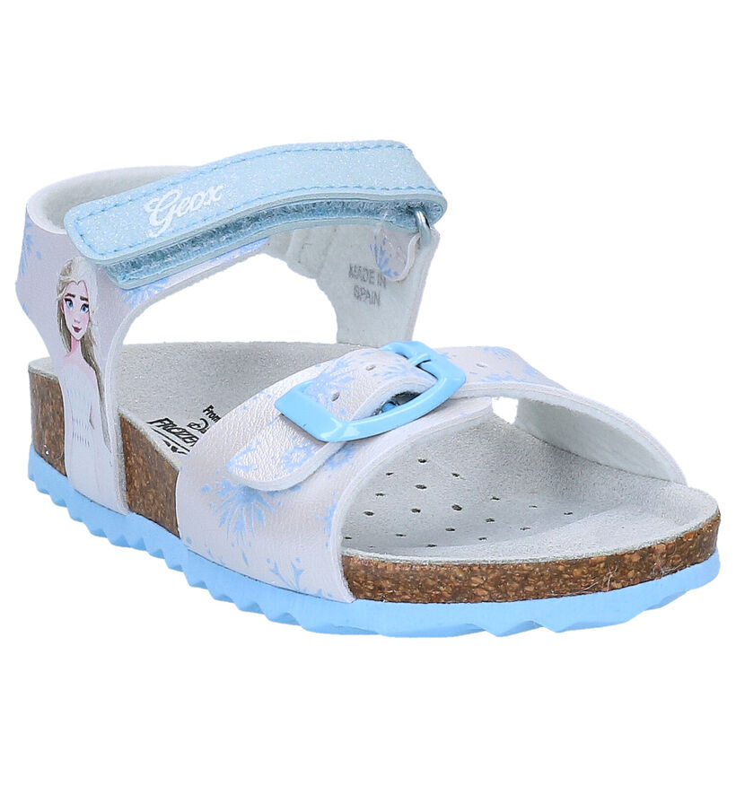 Geox Adriel Blauwe Sandalen in kunstleer (291788)