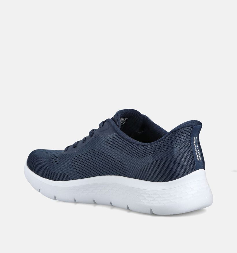 Skechers Go Walk Flex Donkerblauwe Slip-ons voor heren (371058) - geschikt voor steunzolen