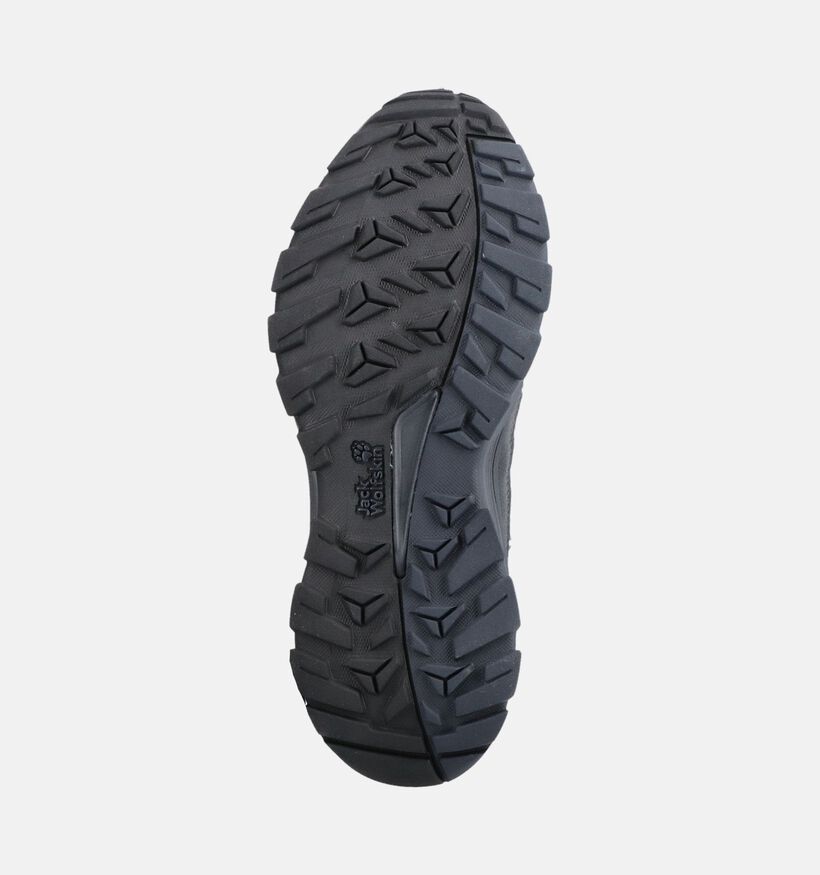 Jack Wolfskin Wild Hike Texapore Mid Zwarte Wandelschoenen voor heren (380235) - geschikt voor steunzolen
