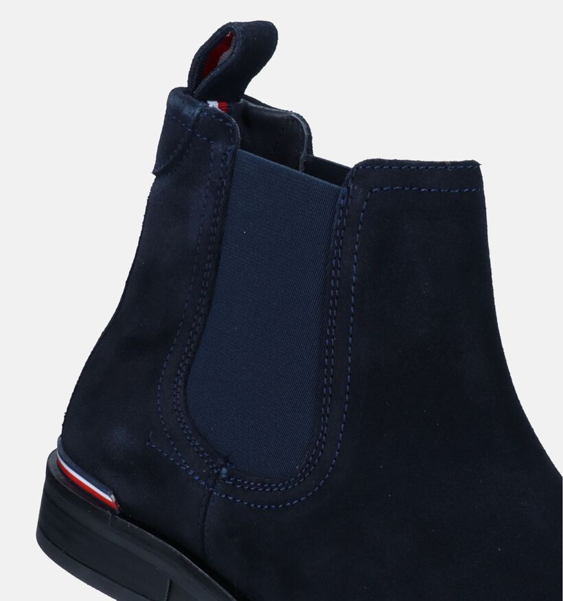 Tommy Hilfiger Coporate Boots Chelsea en Bleu pour hommes (329359) - pour semelles orthopédiques