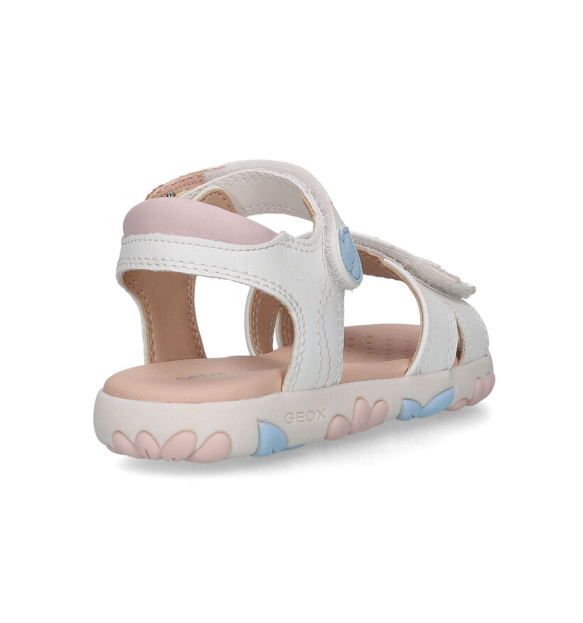 Geox Haiti Witte Sandalen in kunstleer (326626)