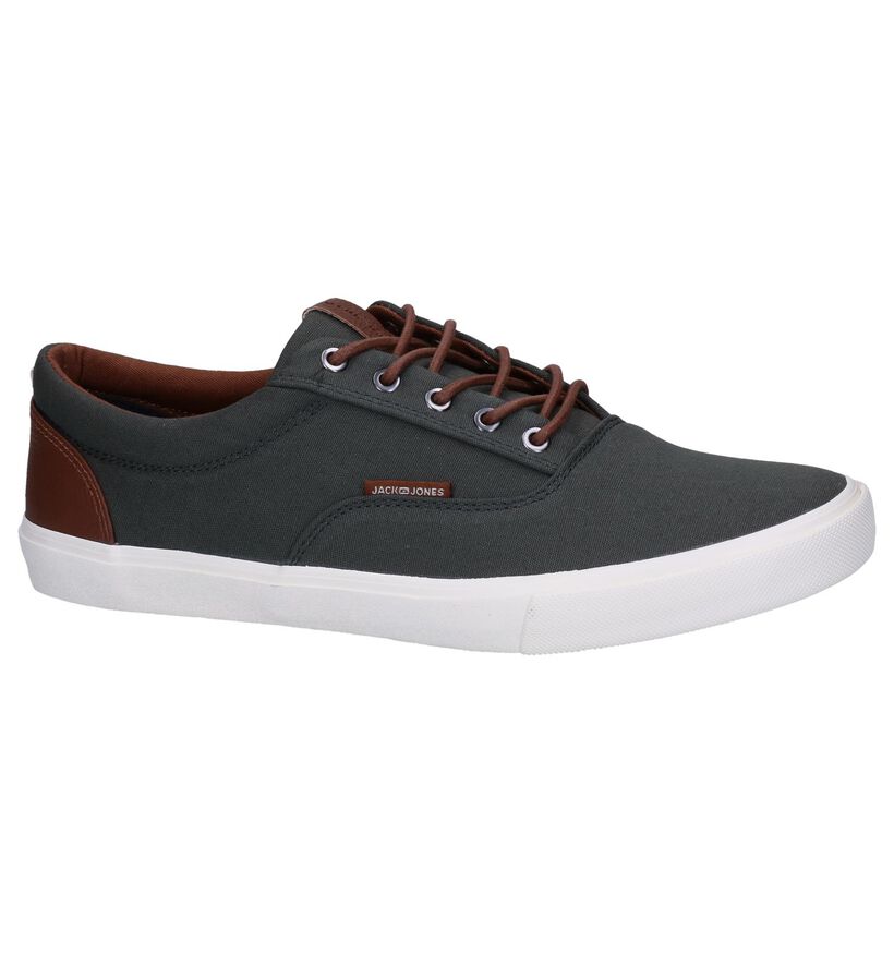 Jack & Jones Vision Mixed Blauwe Veterschoenen in stof (286410)