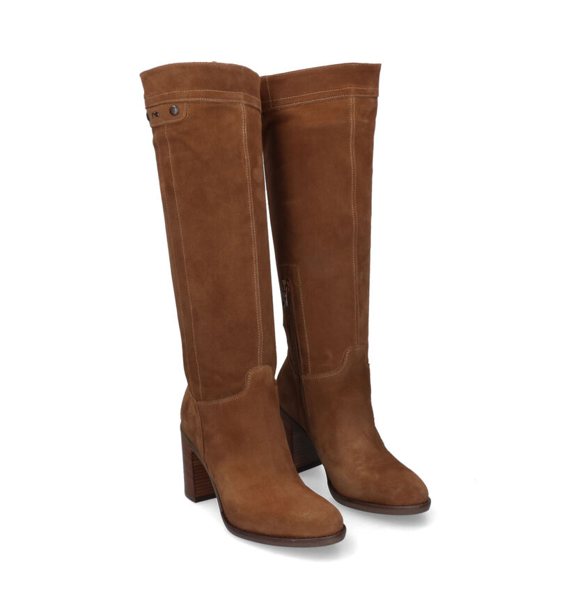 NeroGiardini Bottes hautes en Marron en daim (314606)