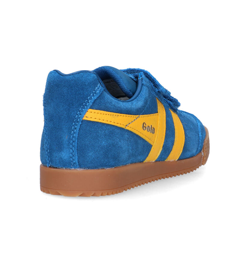Gola Harrier Strap Blauwe Sneakers voor meisjes, jongens (335822)
