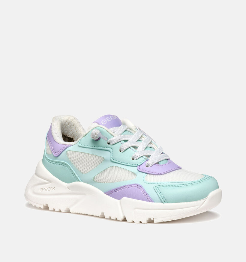 Geox Loftus Turquoise Sneakers voor meisjes (356429) - geschikt voor steunzolen